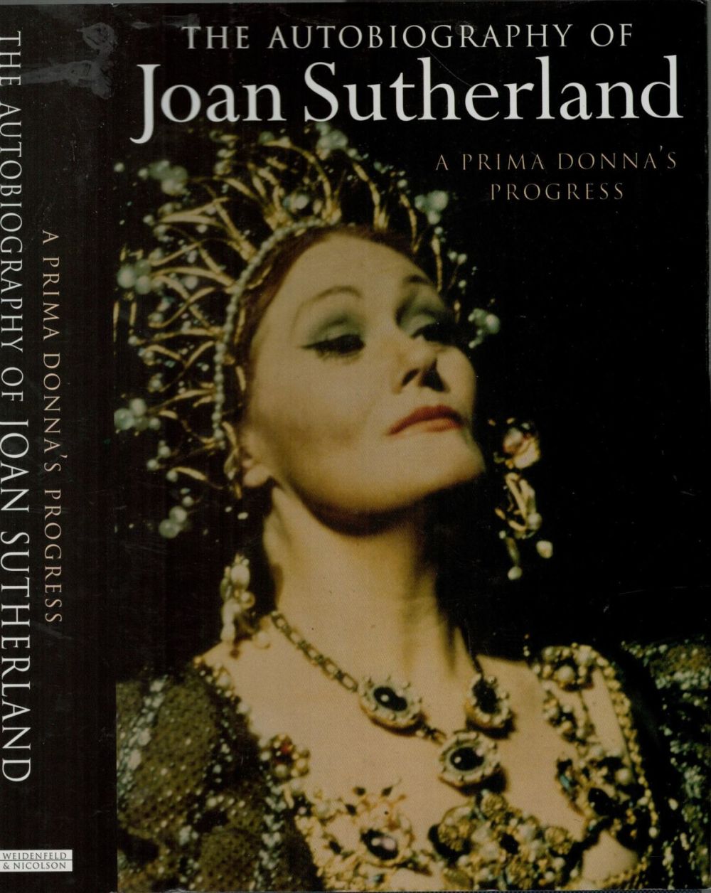 Lot 165: Joan Sutherland signed A Prima Donna's Progress (autobiography)hardback...