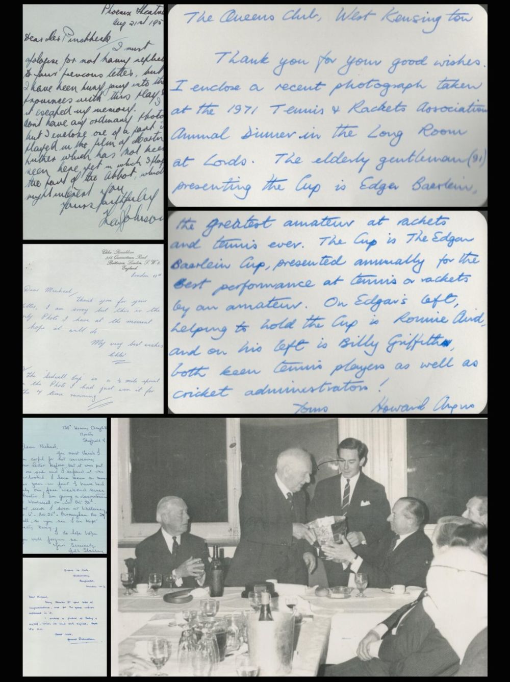 Lot 58: Great Historical Sport Collection of 15 Signatures on...
