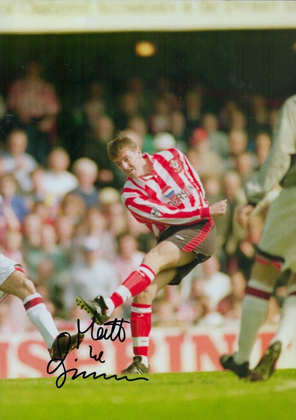 Lot 84: Football Matt Le Tissier signed Southampton 12x8 colour...