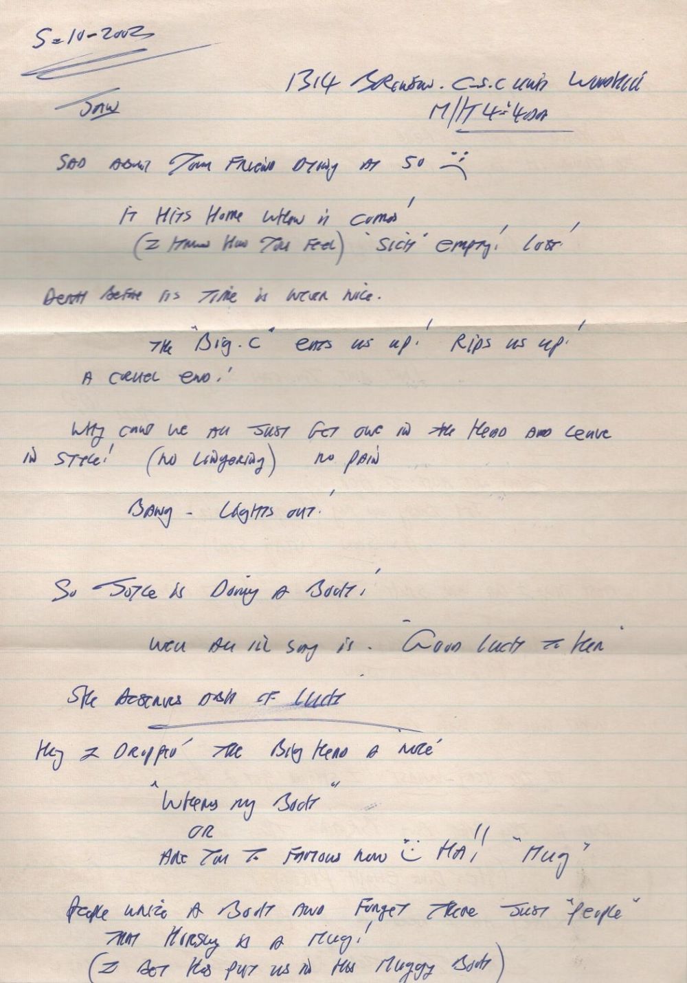 Lot 115: Charles Bronson (Britain's Notorious Prisoner) ALS Dated 5...