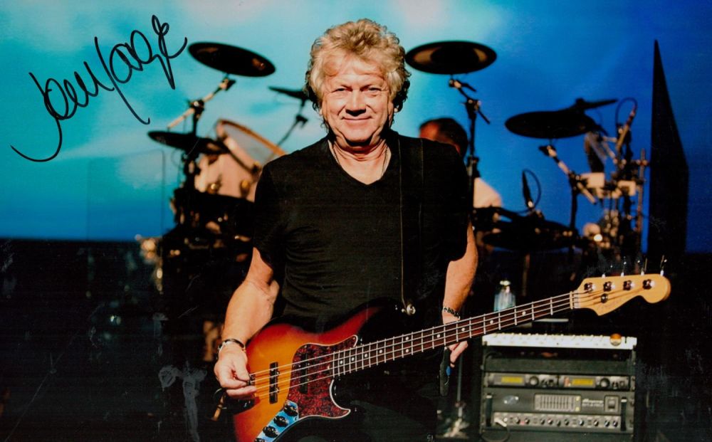 Lot 224: John Lodge signed 12x8 colour photo. Lodge is...