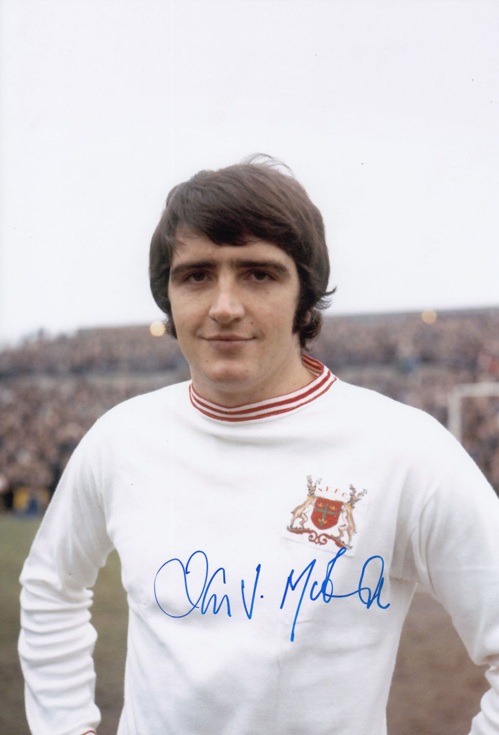 Lot 272: Autographed IAN STOREY-MOORE 12 x 8 photo: Col,...