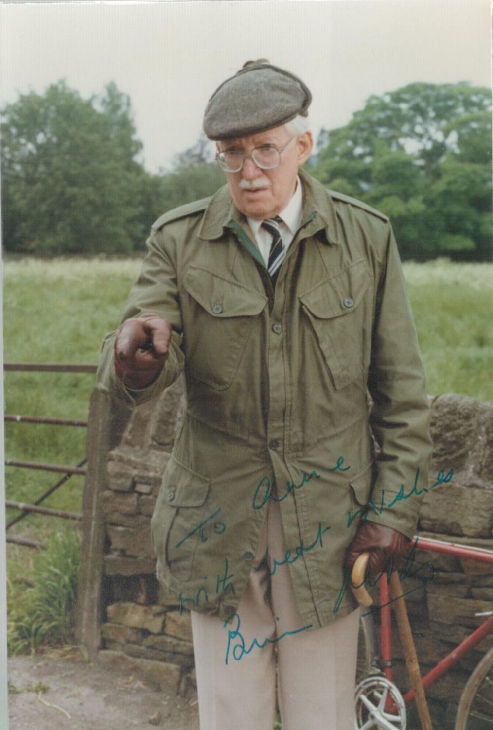 Lot 314: Brian Wilde Signed Colour Promo Photo Actor-Last of...