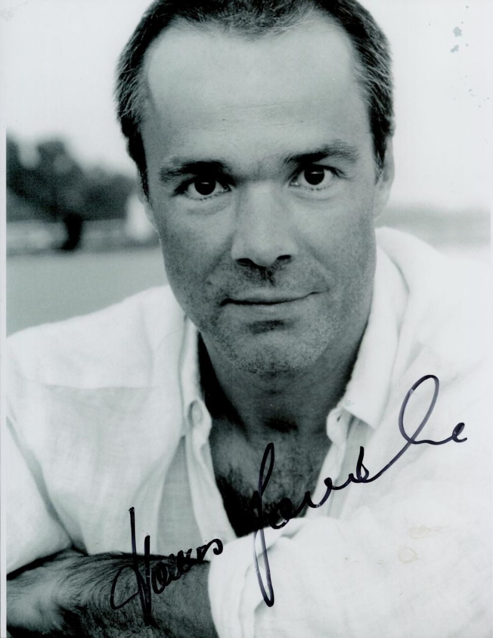 Lot 351: Hannes Jaenicke Signed Black and White Photo German...