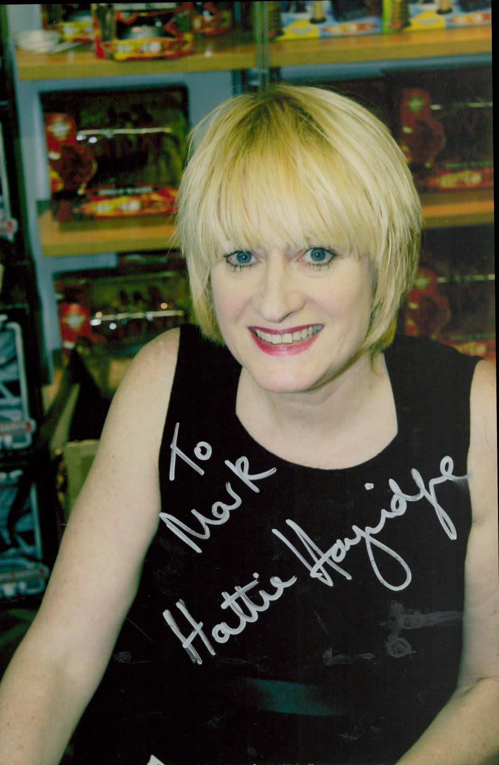 Lot 361: Hattie Hayridge Signed Colour Photo Actress Approx Size...