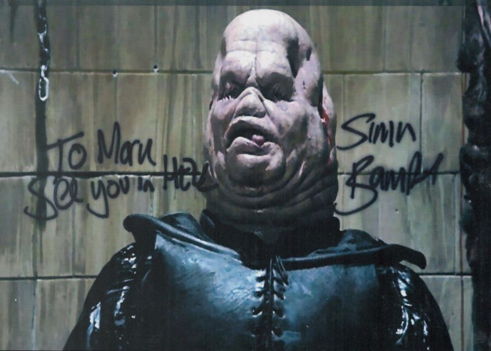 Lot 365: Simon Bamford Colour Photo Actor Approx Size 8....