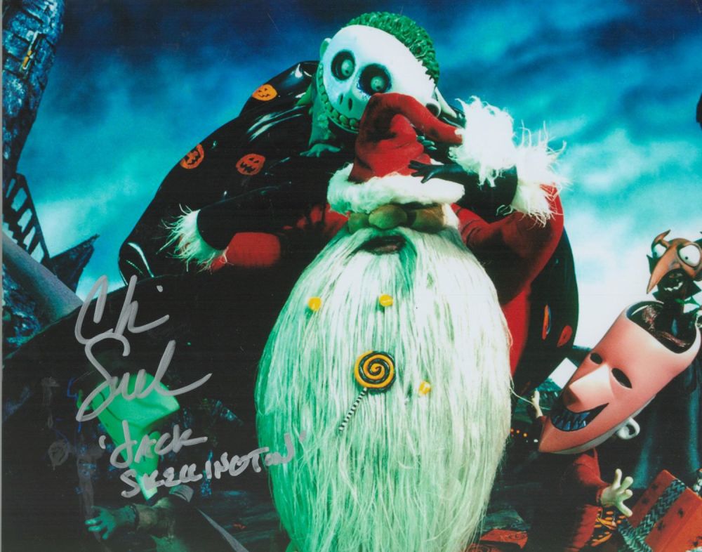 Lot 370: Jack Skellington Signed Colour Photo The Nightmare Before...