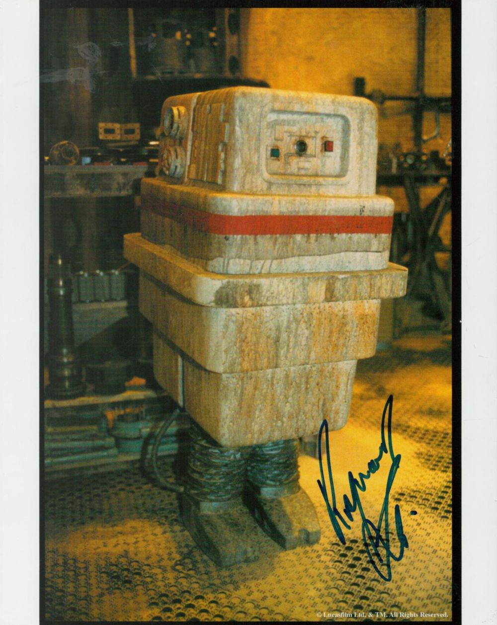 Lot 378: Raymond Griffiths Signed Colour Photo Actor Approx Size...