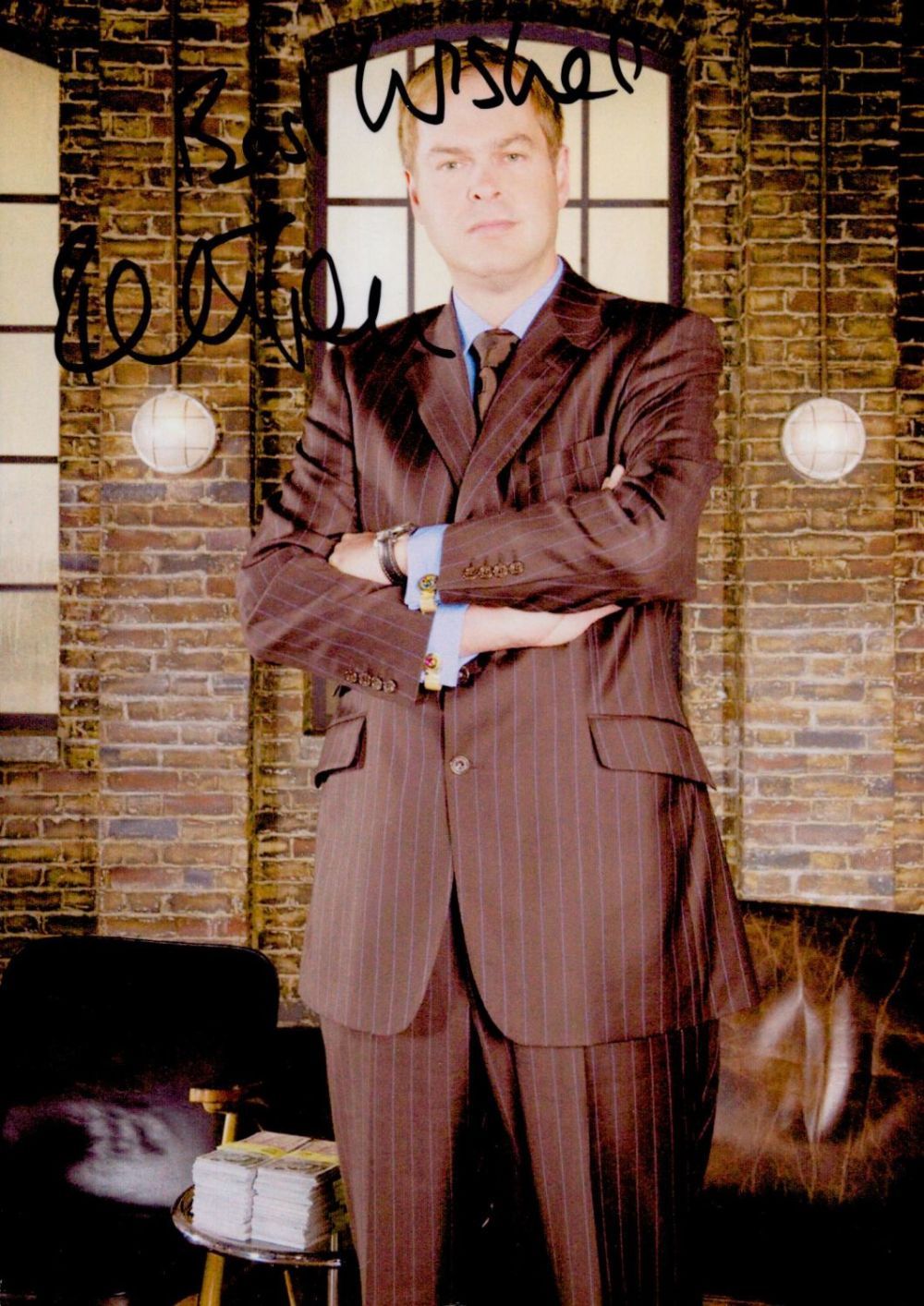 Lot 388: Peter Jones Signed Colour Photo British Businessman-Dragons' Den...