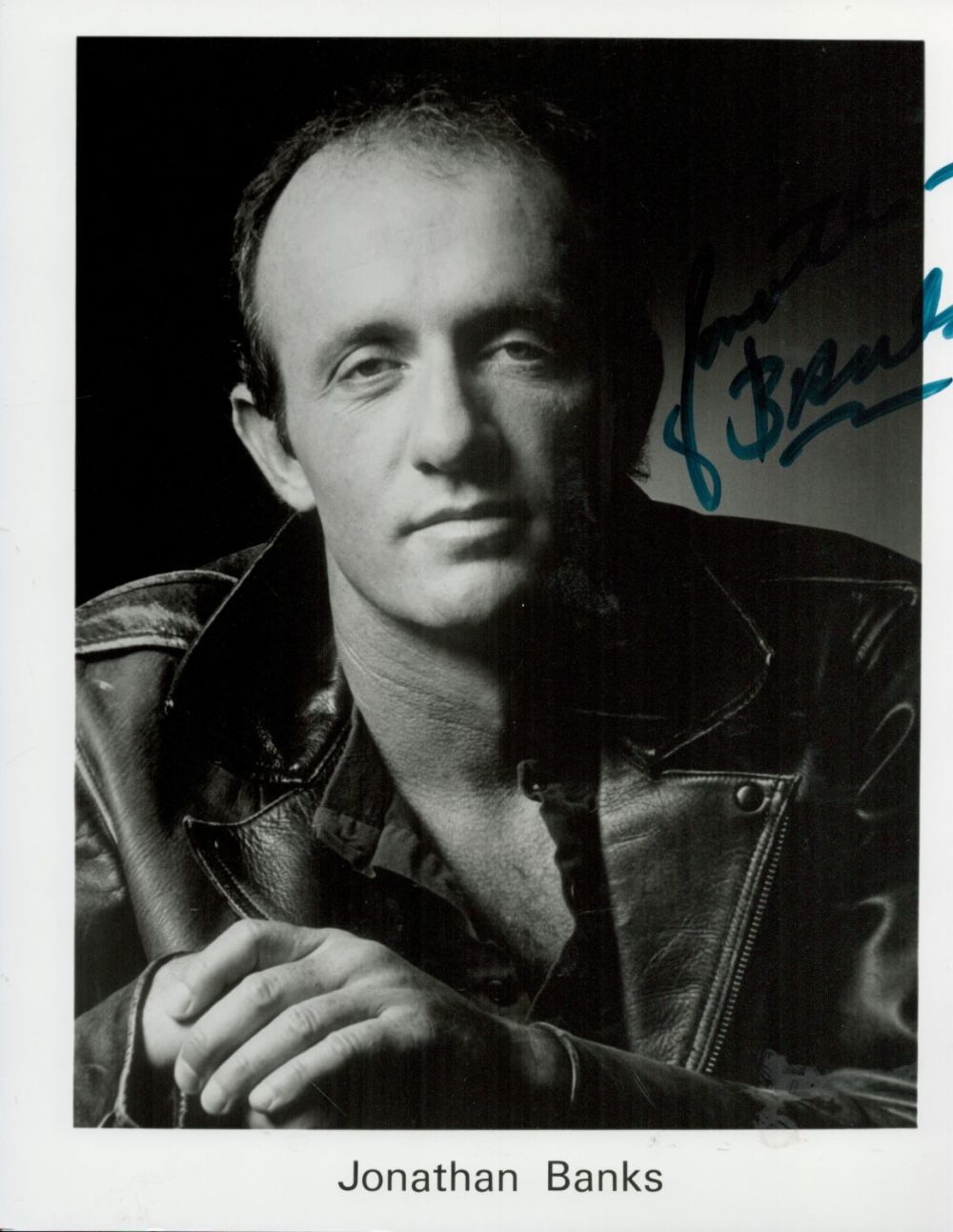 Lot 430: Jonathan Banks Signed Black and White Photo Approx...