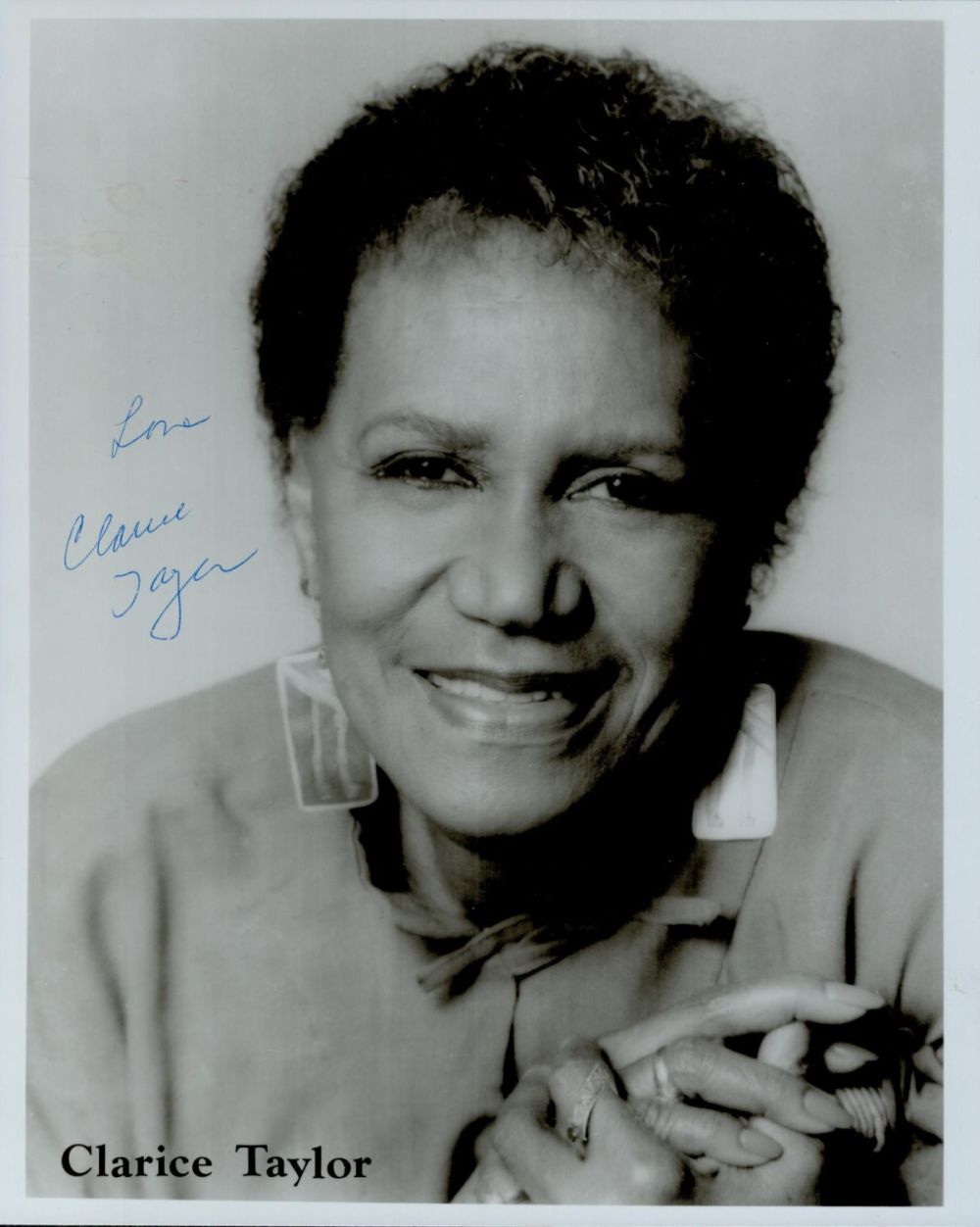 Lot 447: Clarice Taylor Signed Black and White Photo Approx...