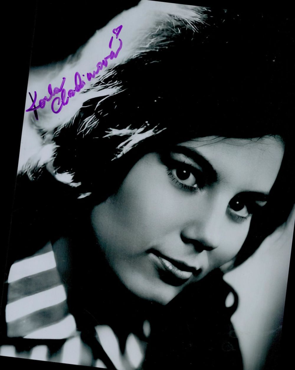 Lot 451: Karla Chadimova Signed Black and White Photo Approx...