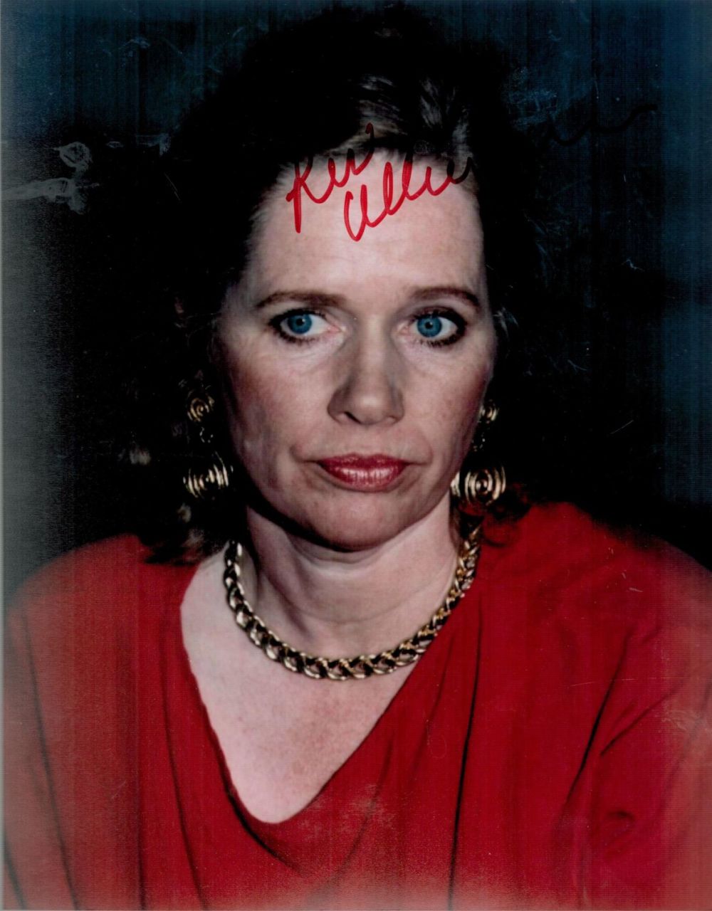 Lot 464: Liv Ullmann Signed Colour Photo Norwegian Actress and...