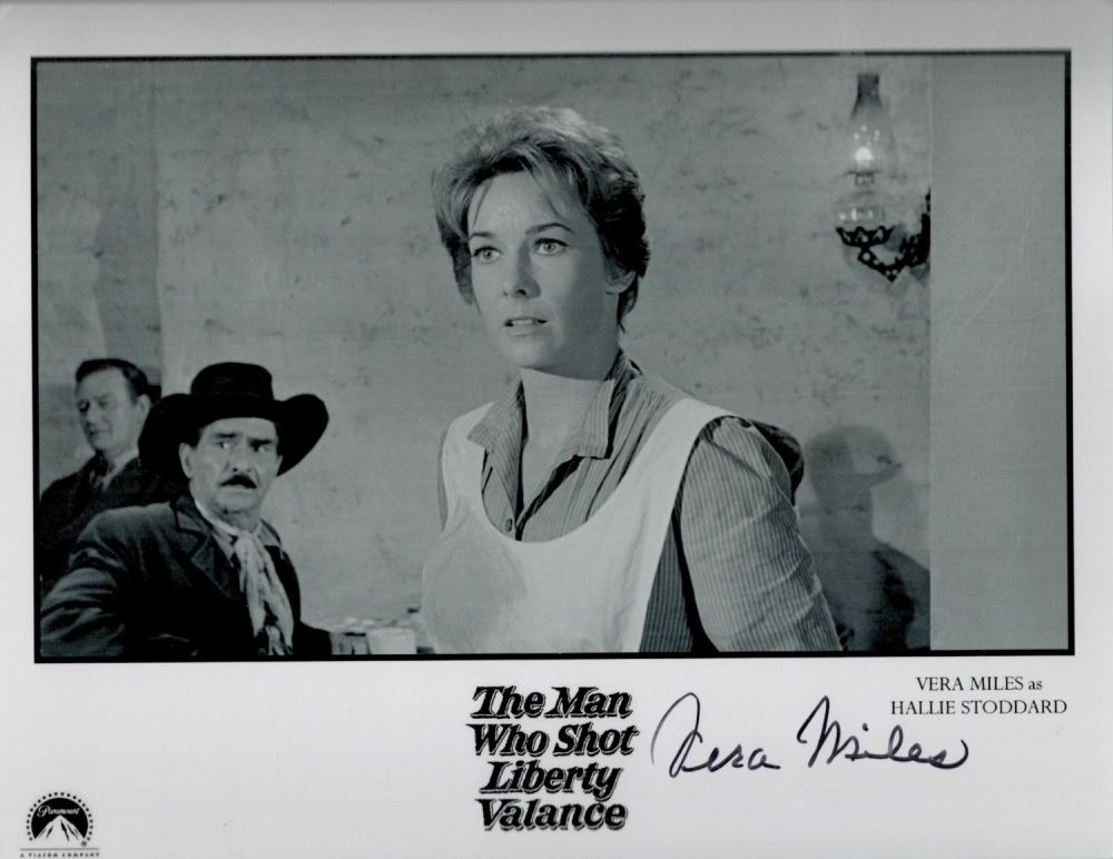 Lot 465: Vera Miles Signed Black and White Photo as...
