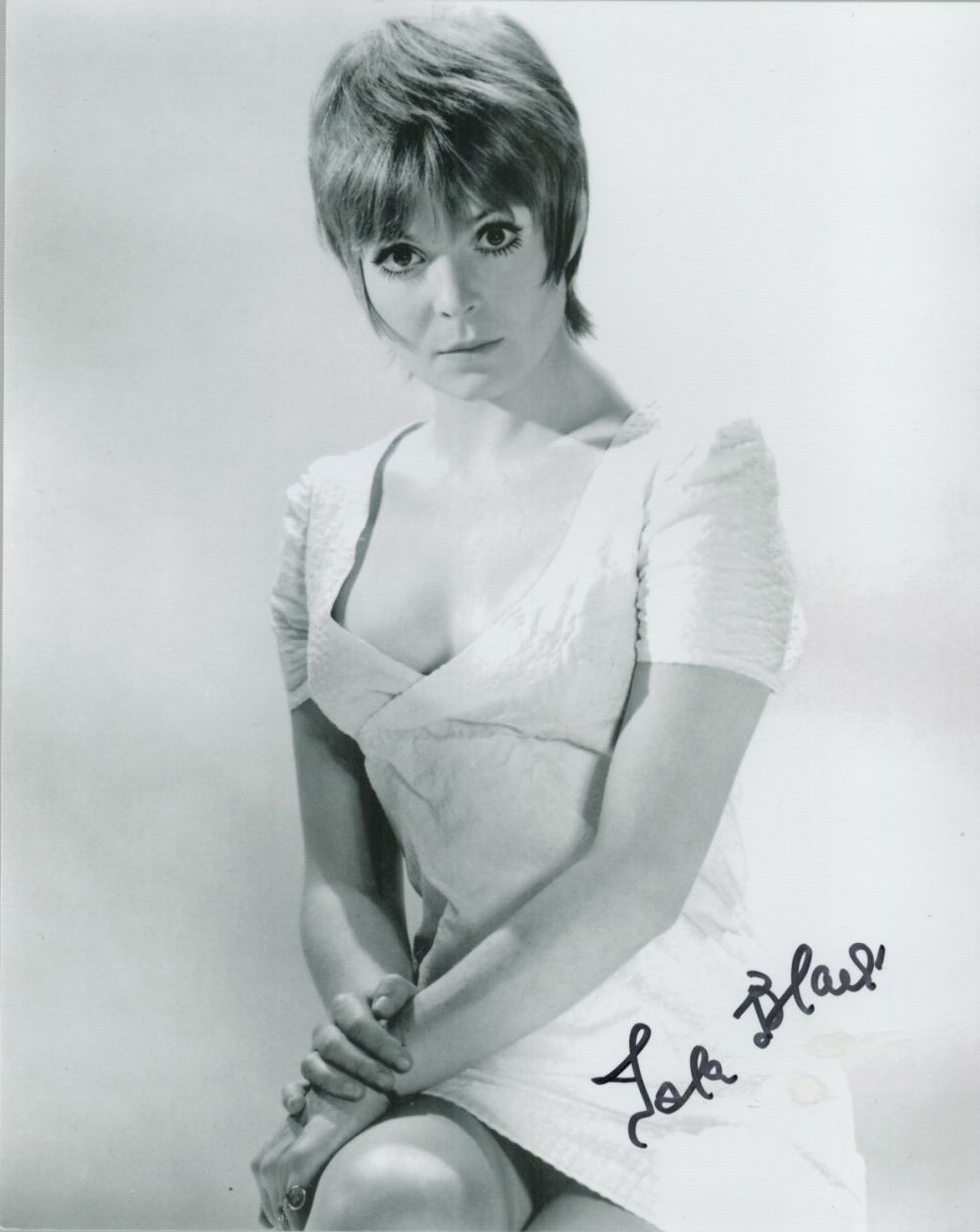Lot 493: Isla Blair Signed Black and White Photo British...