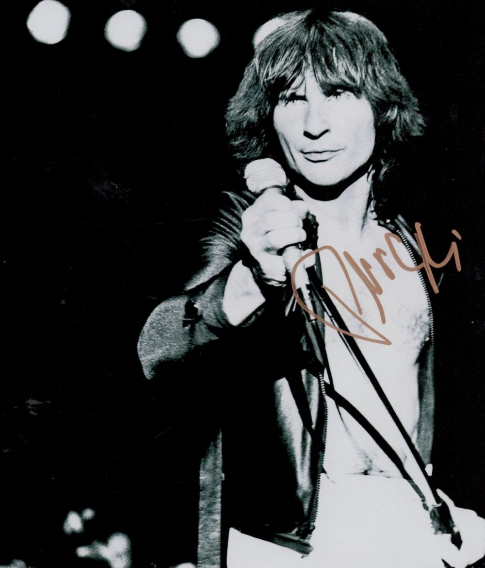 Lot 513: Signed Black and White Photo Approx Size 8...