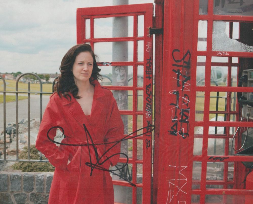 Lot 521: Andrea Riseborough signed 10x8 colour photo. Riseborough is...