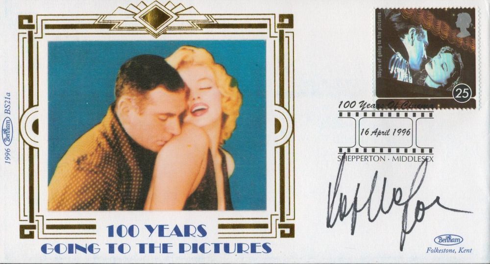 Lot 524: Sophia Loren signed 1996 Benham small silk Cinema...