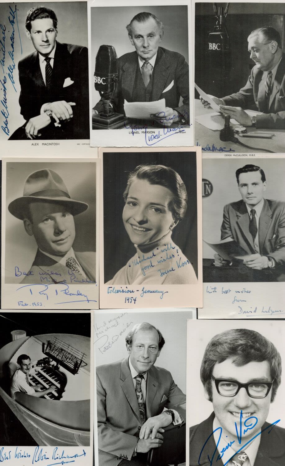 Lot 533: Radio and TV presenters, a collection of 17...