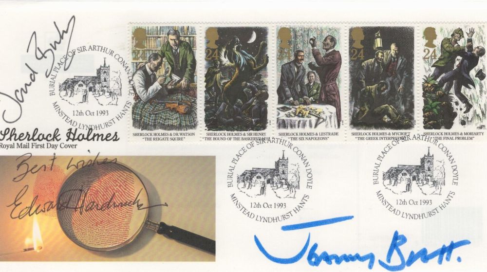 Lot 549: Jeremy Brett, David Burke and Edward Hardwicke, a...