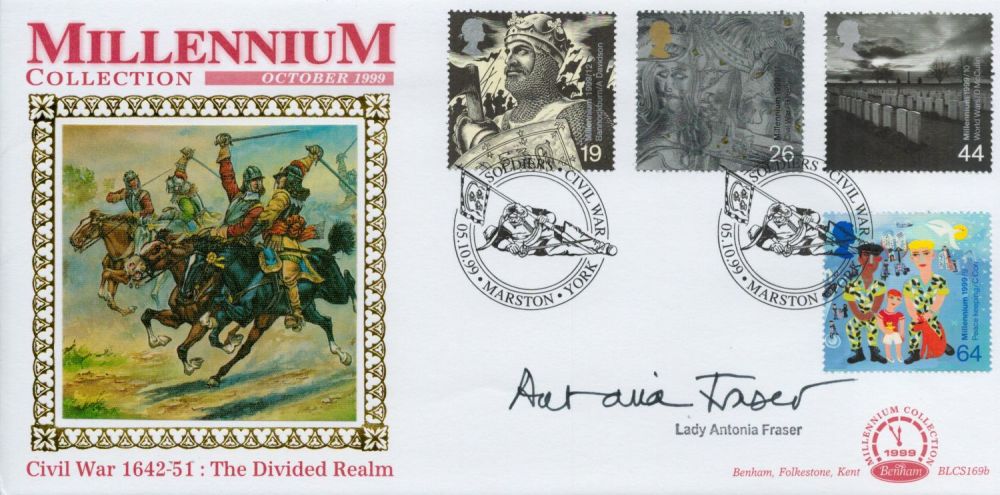 Lot 567: Lady Antonia Fraser signed FDC. Millennium Collection October...