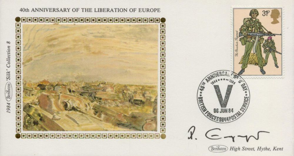 Lot 572: Paul Egger signed FDC. 40th Anniversary of The...