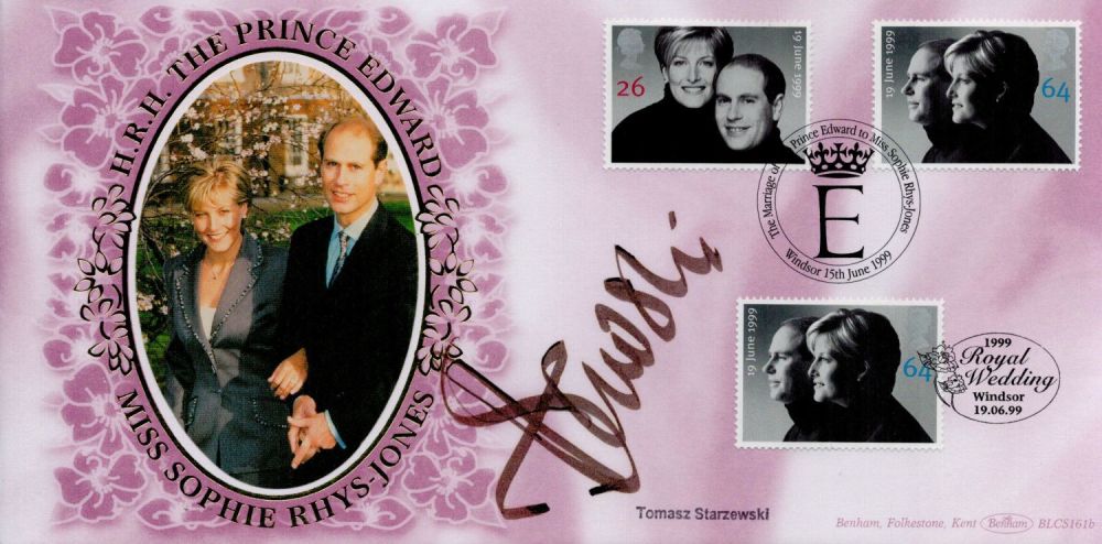 Lot 585: Tomasz Starzewski signed FDC. H. R. H The...