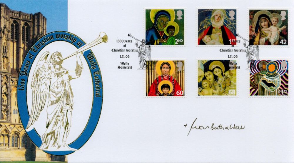 Lot 607: The Bishop of Bath and Wells signed FDC....