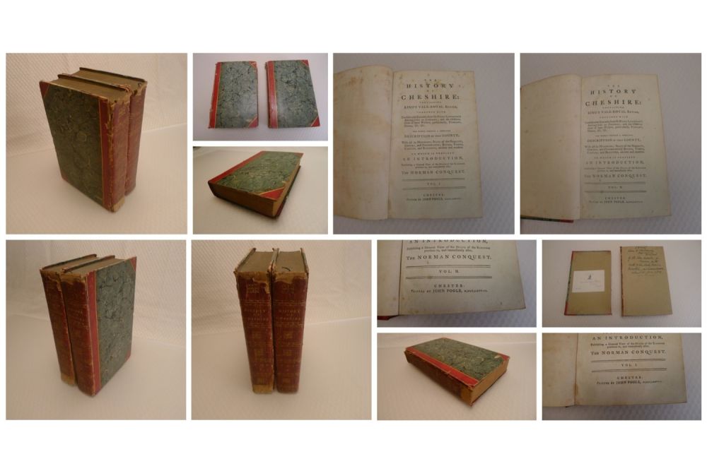 Lot 682: The History of Cheshire published by John Poole,...