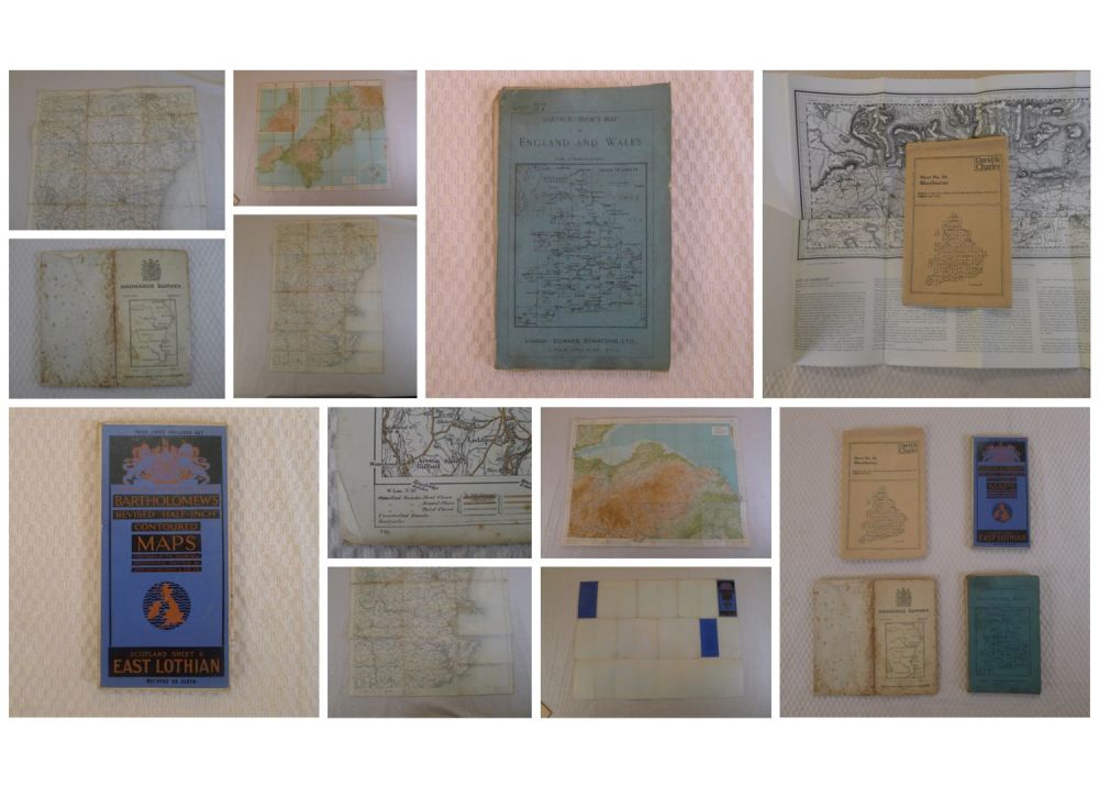Lot 700: 4 x various maps comprising Ordnance Survey (Third...