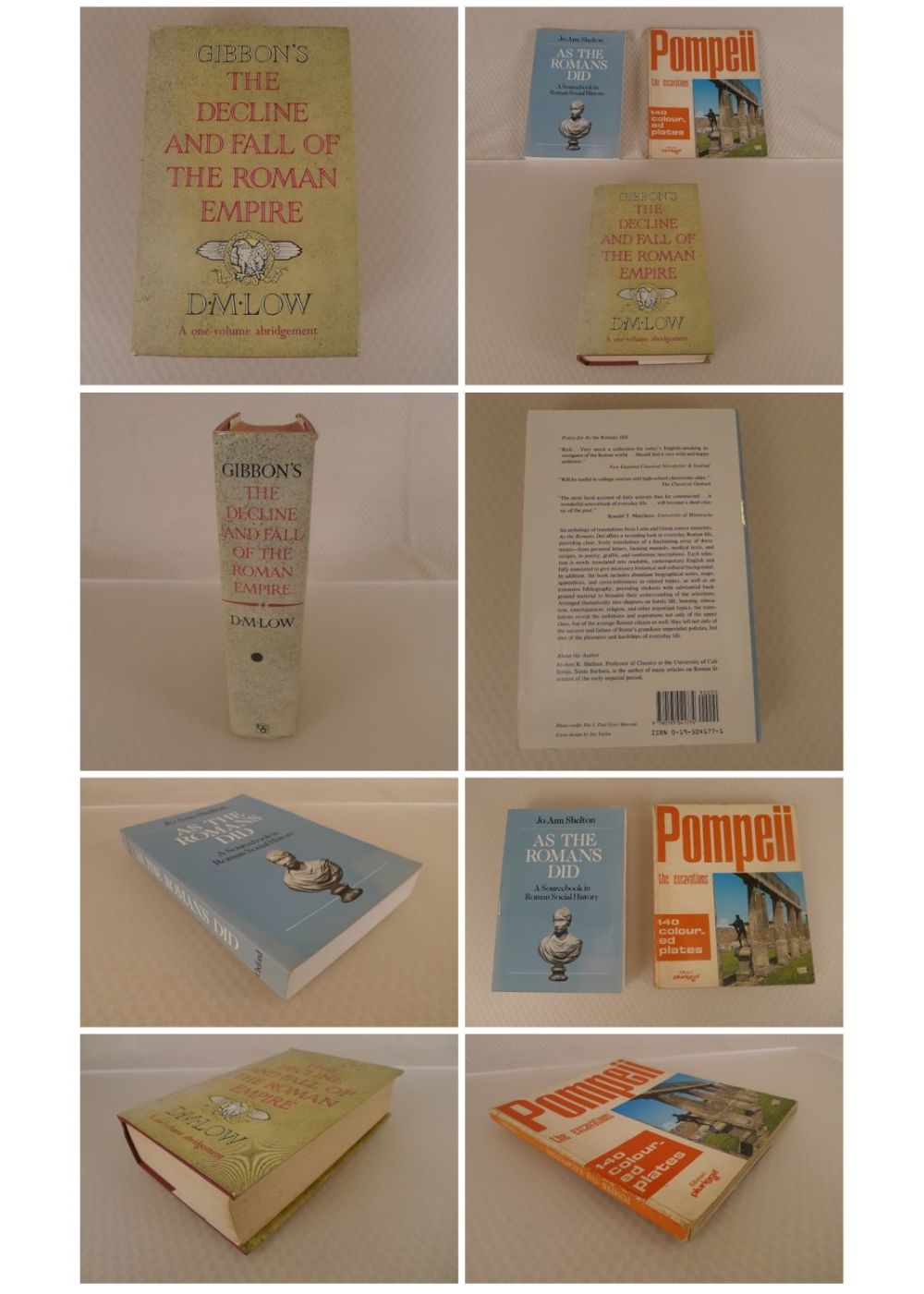 Lot 716: 3 x Roman history books comprising The Decline...