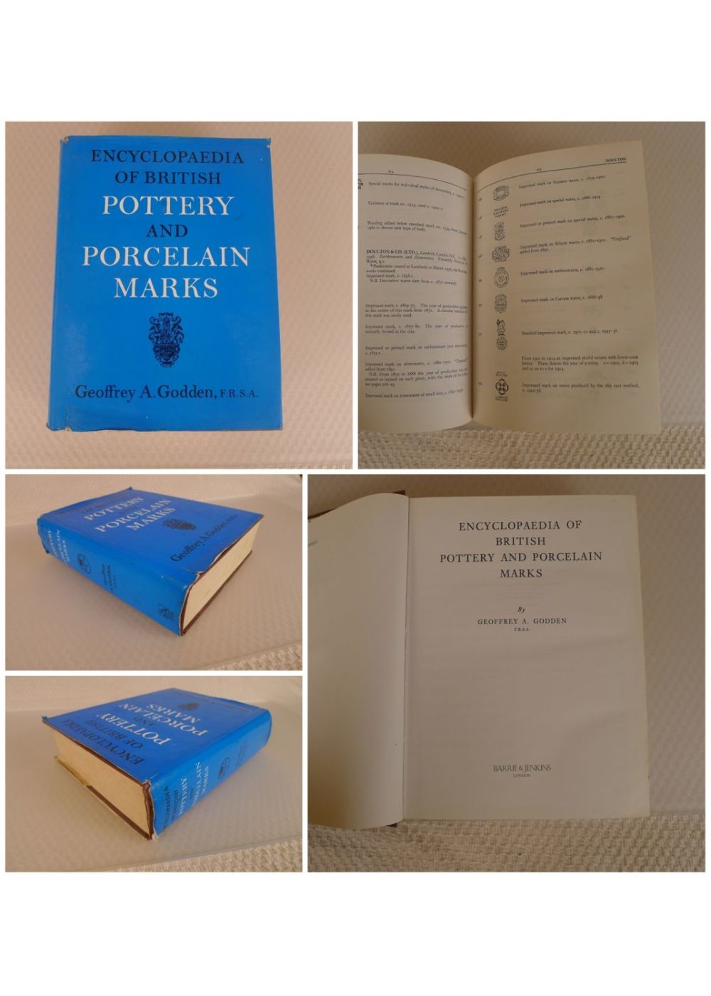 Lot 732: Encyclopaedia of British Pottery and Porcelain Marks by...