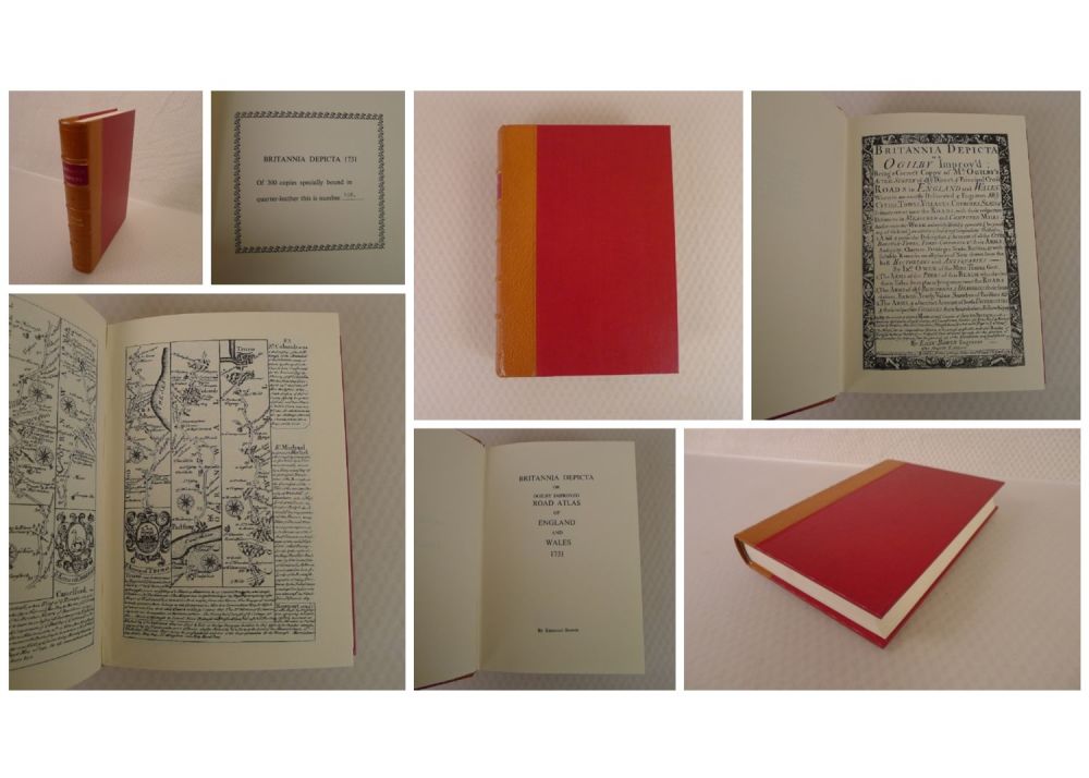 Lot 736: A facsimile reprint of Britannia Depicta 1731 by...