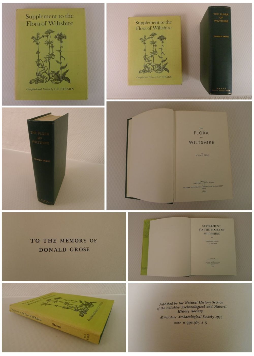 Lot 747: The Flora of Wiltshire by Donald Grose published...