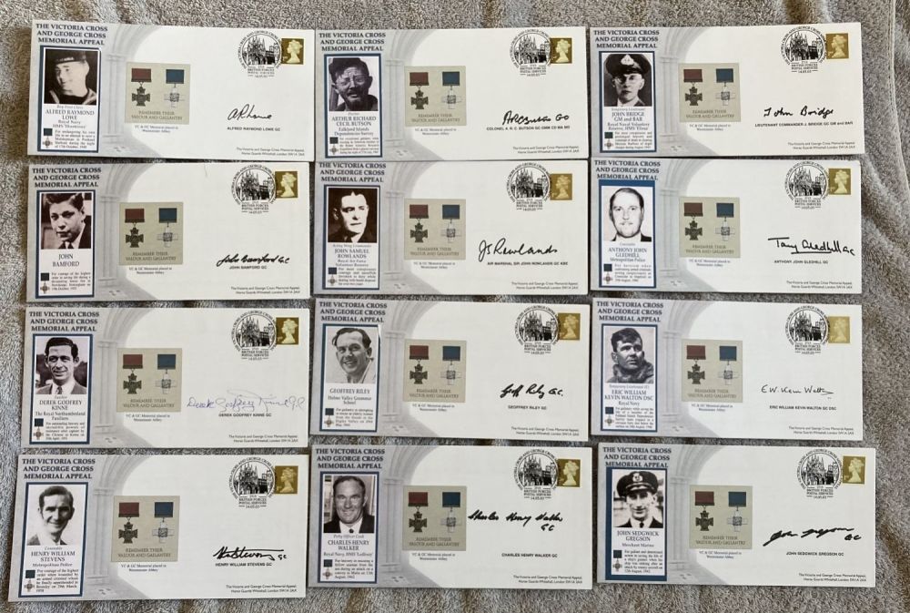 Lot 29: George Cross signed collection. Twenty 2003 Victoria and...