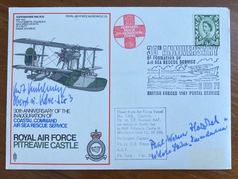 Lot 65: Luftwaffe Rossbach WW2 multiple signed cover 55 SC...