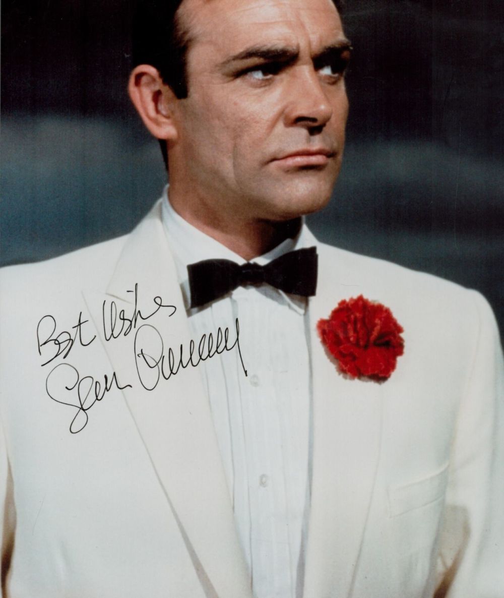 Lot 110: Sean Connery signed James Bond 10x8 colour photo....