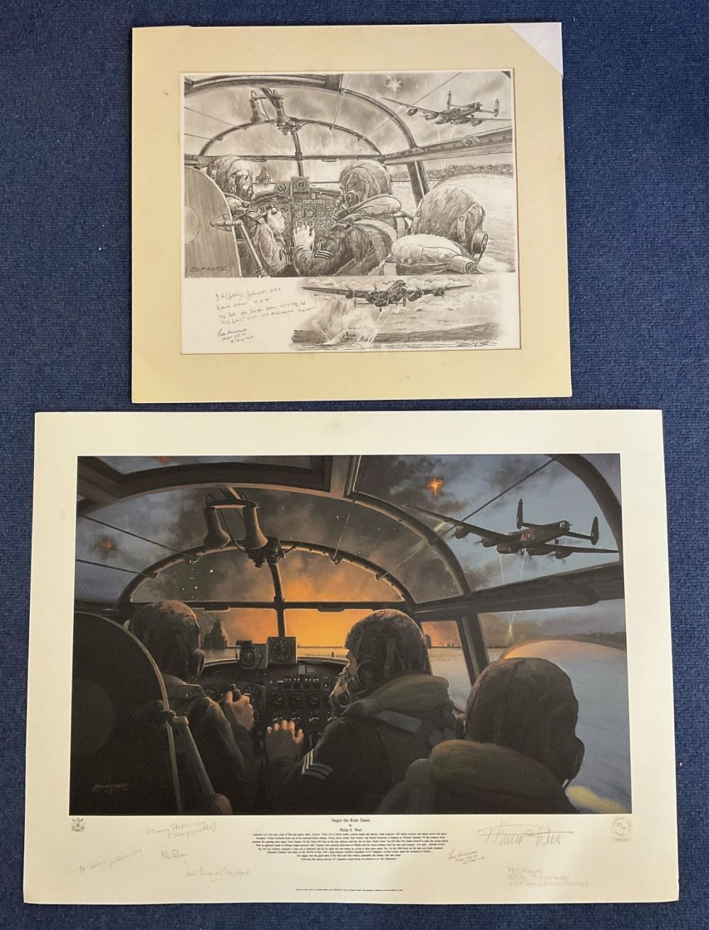 Lot 133: Original Phillip West concept drawing 19 x 21...