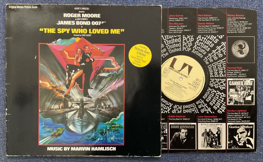 Lot 149: Roger Moore signed The Spy Who Loved Me...