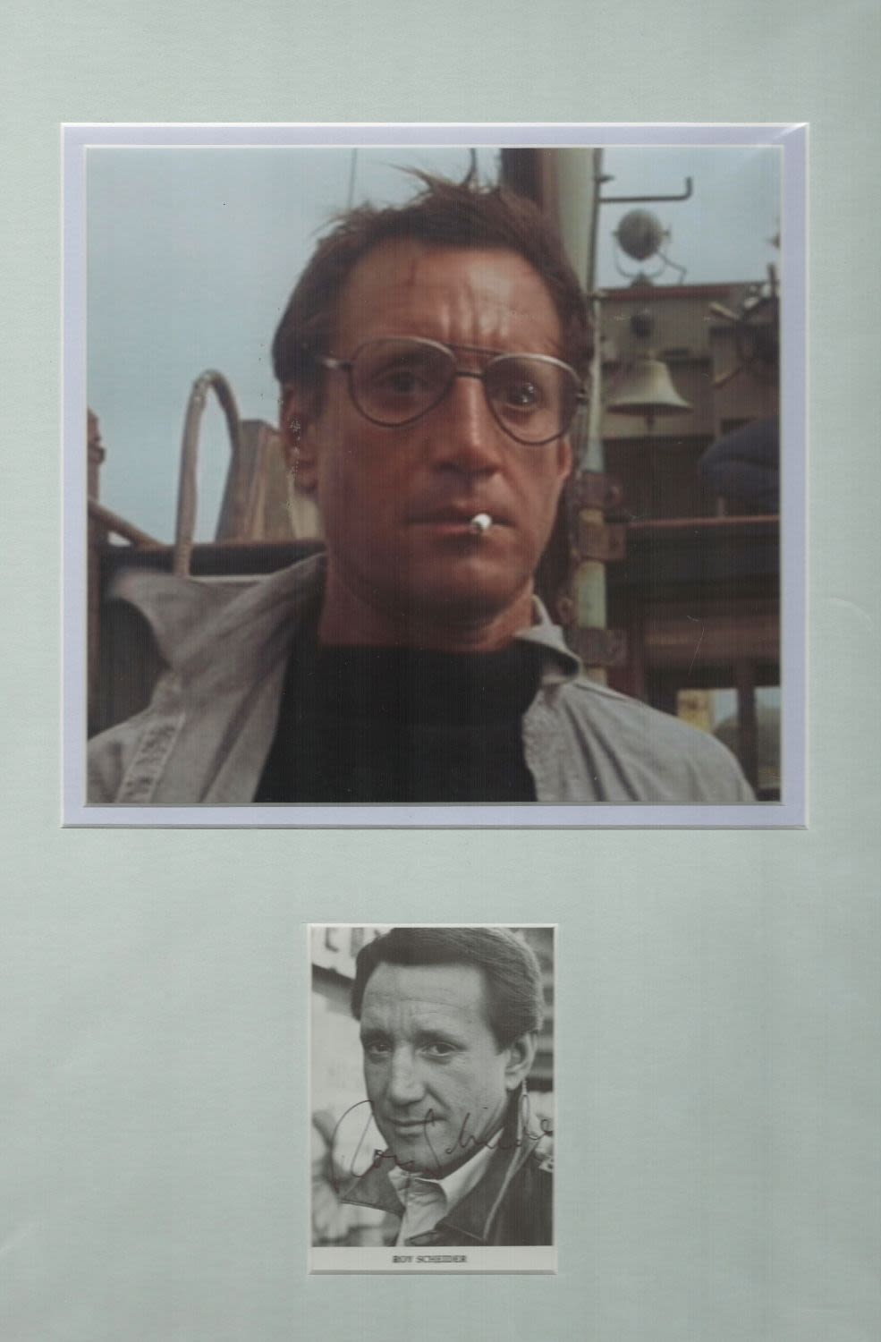 Lot 157: Roy Scheider (1932-2008) Actor Signed Vintage Picture With...