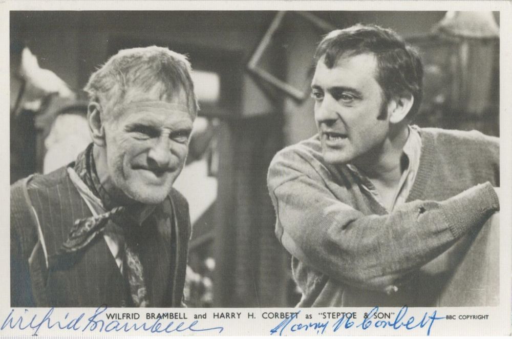 Lot 158: Steptoe and Son (1918-1987) Signed BBC Promo Photo...