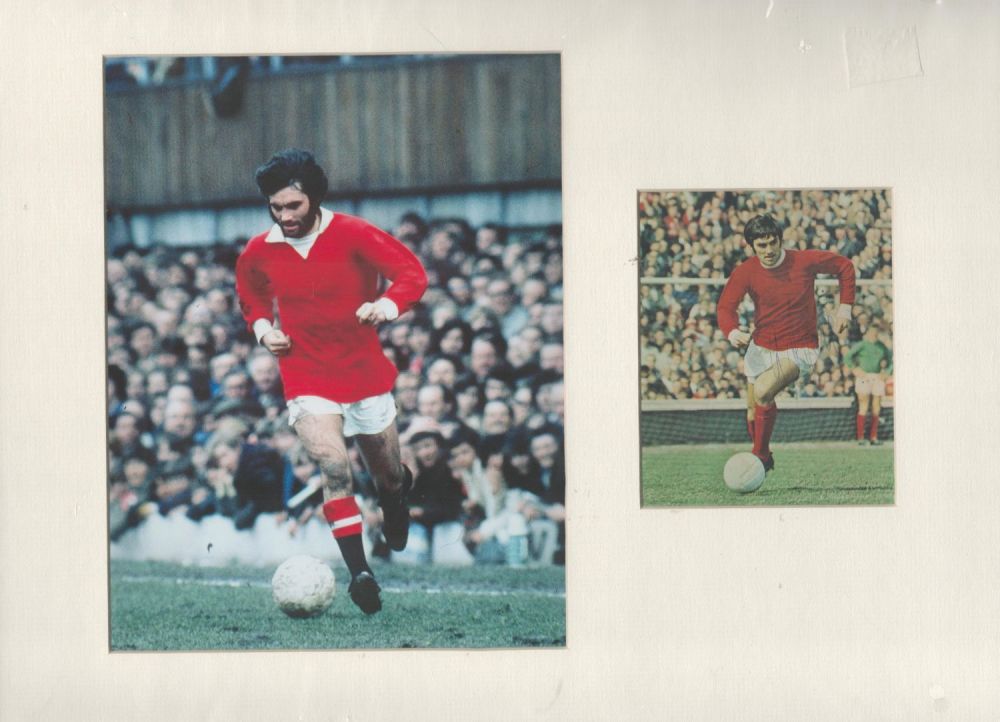 Lot 167: George Best (1946-2005) Signed Vintage Manchester United Picture...