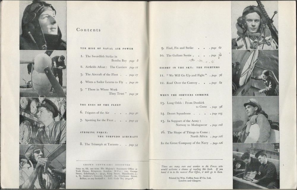 Lot 212: Fleet Air Arm Prepared For The Admiralty by Ministry Of Information Paperback Book. Published in