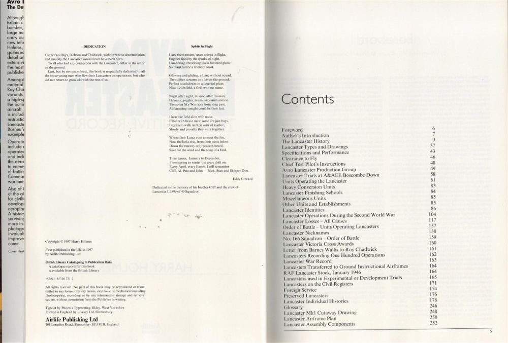 Lot 259: Avro Lancaster The Definitive Record 1st Edition Hardback Book By Harry Holmes. Published in 1997.