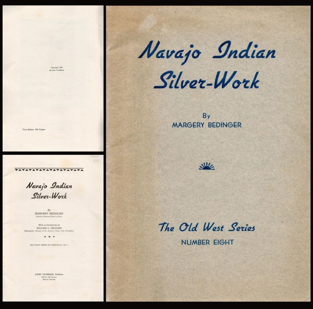 Lot 504: Navajo Indian Silver Work 1st Edition paperback Book...