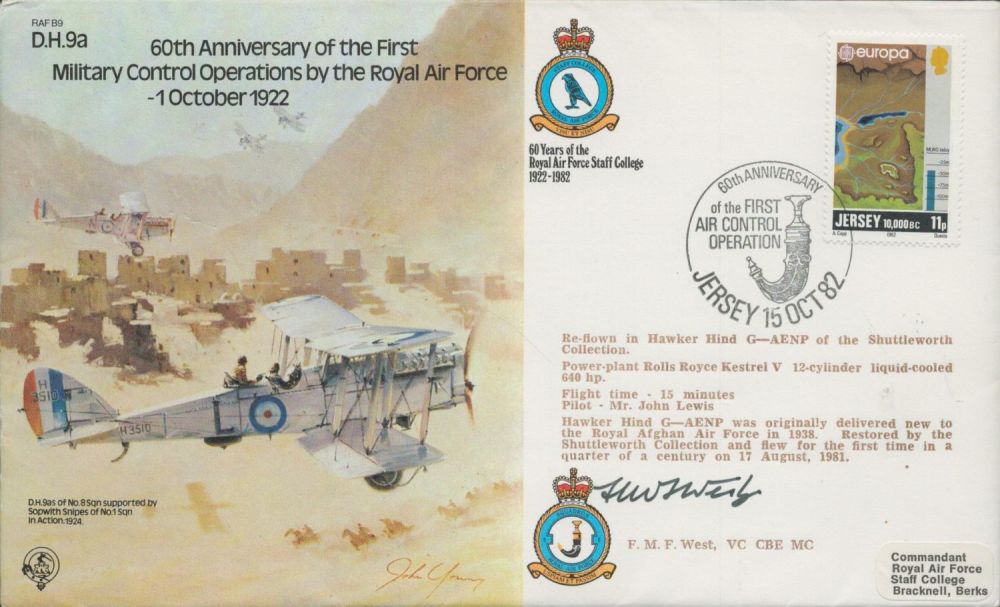 Lot 526: WW1 Victoria Cross Winner Air Commodore Freddie West...