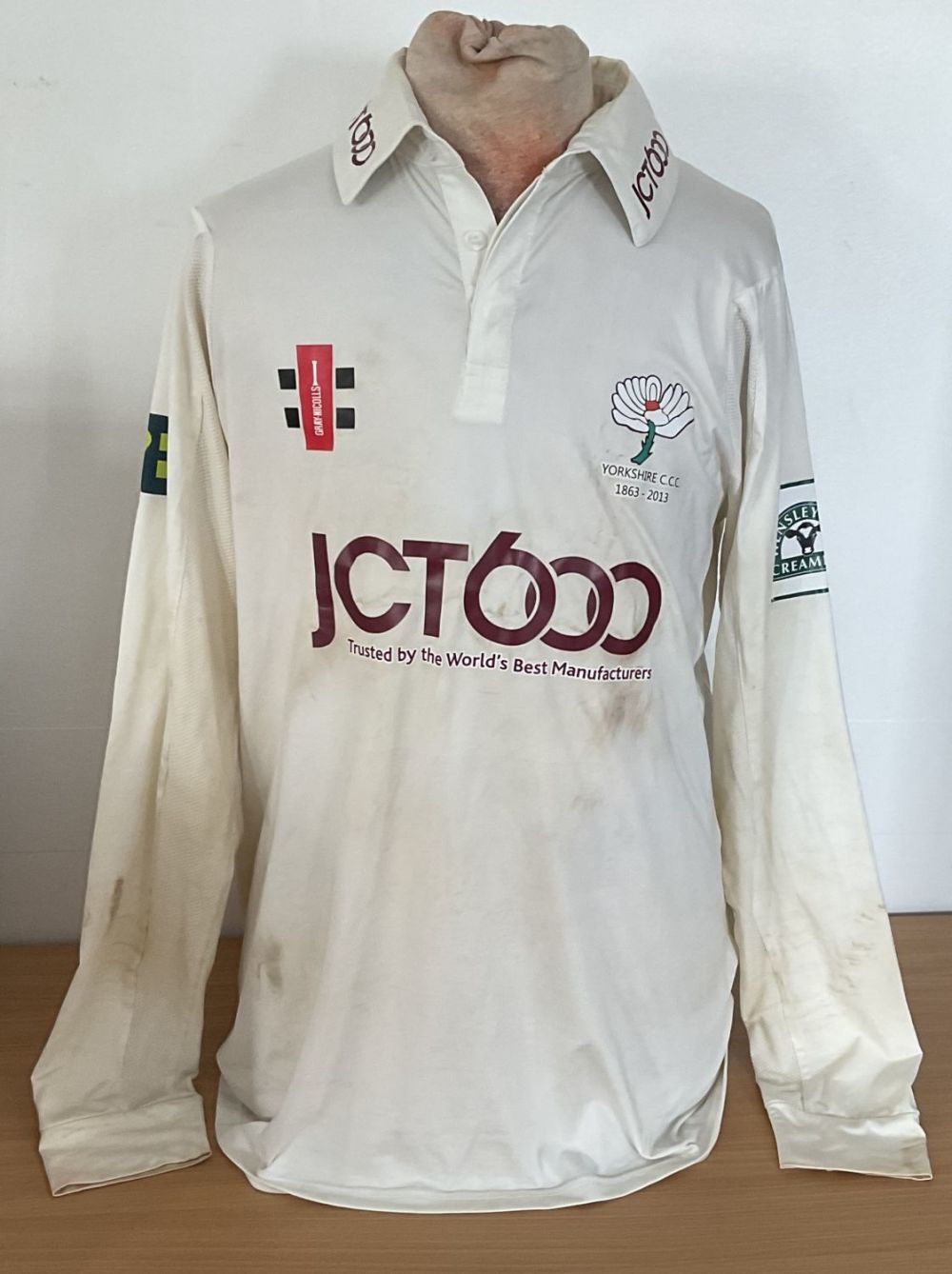Lot 540: Cricket. Joe Root's Match Worn Yorkshire CCC Matchday...