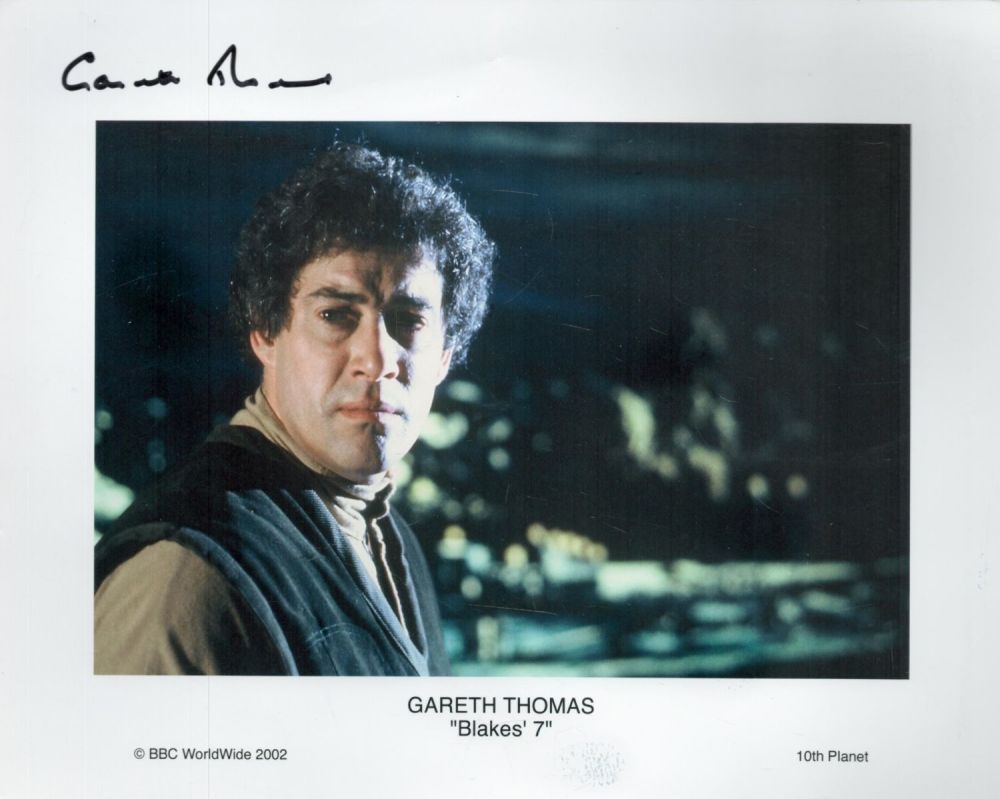 Lot 545: Gareth Thomas, 1945-2016, Actor Signed Blakes 7 8x10...