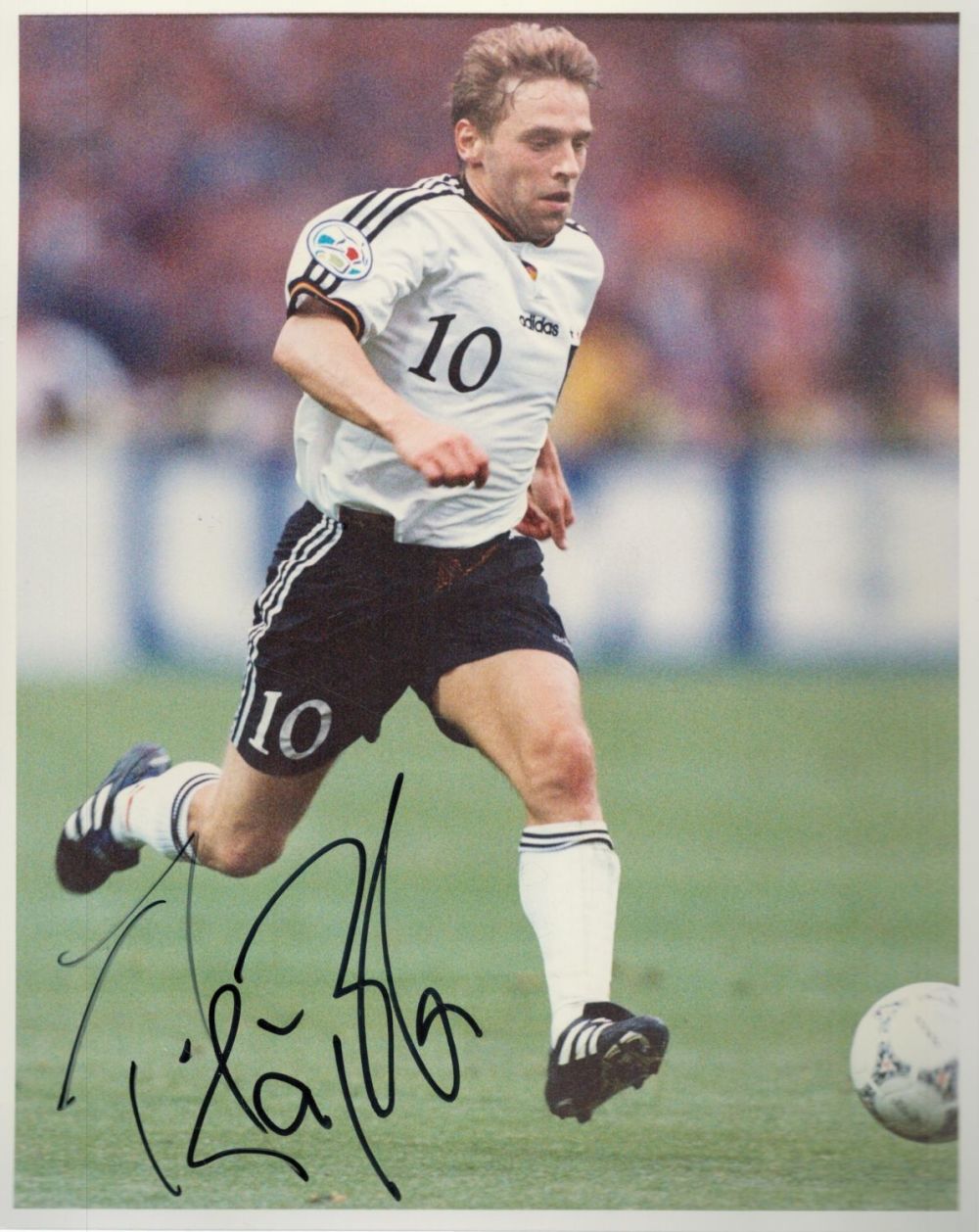 Lot 562: 8thomas Hassler Signed 1996 Germany 8x10 Press Photo....