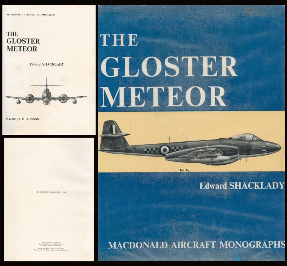 Lot 639: The Gloster Meteor 1st Edition Hardback Book by...